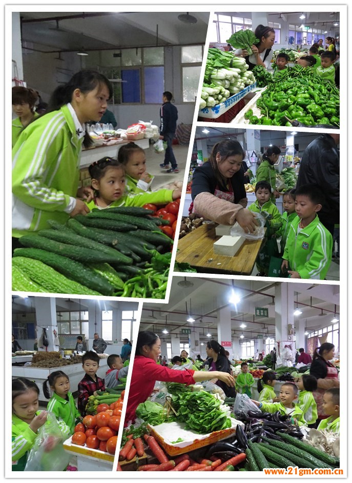 我们到农贸市场购物去!——重庆武隆伟才幼儿园大班幼儿社会实践活动
