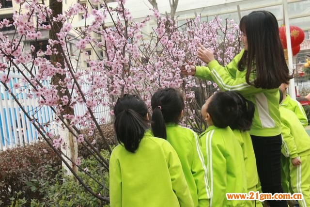 添一点新绿，温馨又美好——湖北仙桃和合伟才幼儿园植树节活动