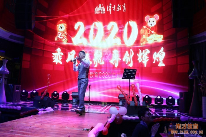 乘风起航，再创辉煌——伟才教育2020年新春年会